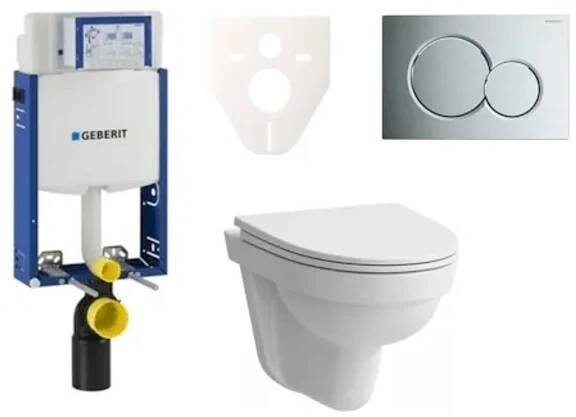 Cenově zvýhodněný závěsný WC set Geberit k zazdění + WC Laufen Laufen Pro Nordic SIKOGE2H2