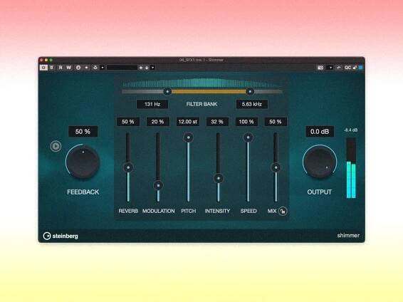 Cubase 14 Shimmer plugin, photo by press