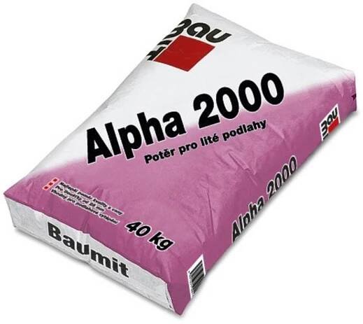 Baumit Alpha 2000 40 kg - Pouze do vyprodání zásob