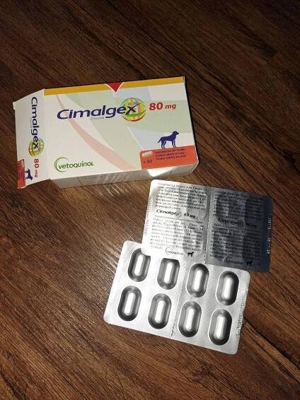 Cimalgex 80mg, 16 ks, žvýkací tablety pro psy