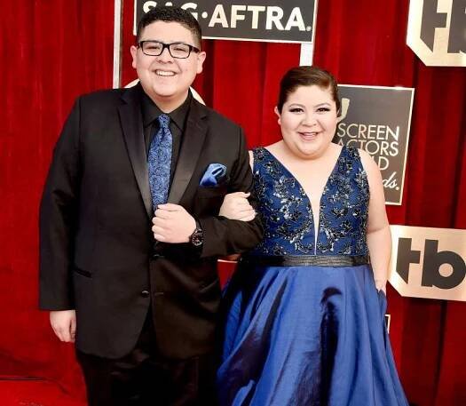Rico Rodriguez and Raini Rodriguez attend the 23rd Annual Screen Actors Guild Awards.