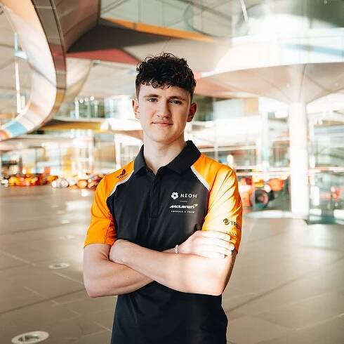 NEOM McLaren Formula E Team announce Alex Dunne as Reserve and Development Driver
