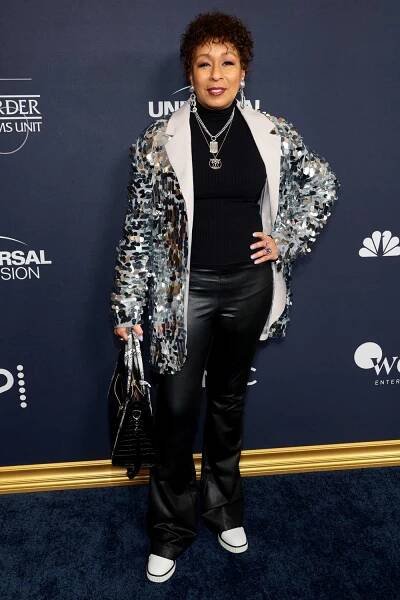 Tamara Tunie attends the "Law & Order: Special Victims Unit" 25th Anniversary Celebration on January 16, 2024 in New York City
