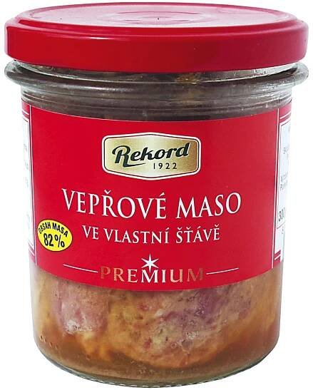 Rekord Vepřové maso ve vlastní šťávě