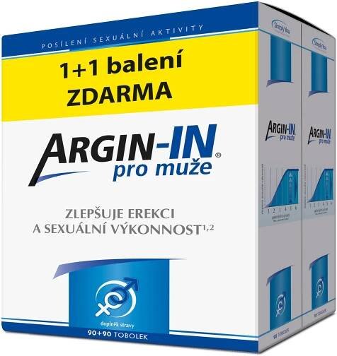 Argin-IN pro muže 2x 90 tobolek 1+1 zdarma