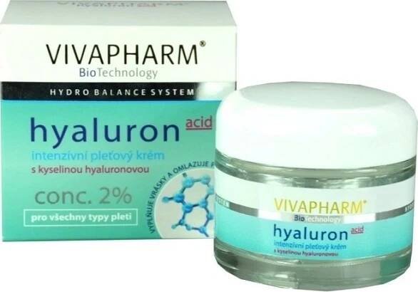 Vivapharm intenzívní pleťový krém s kyselinou hyaluronovou 50 ml