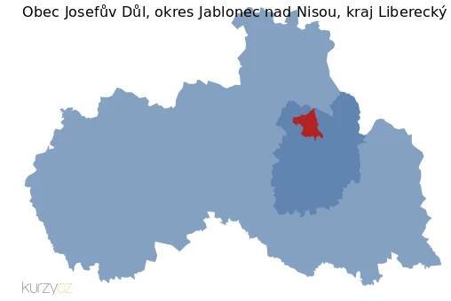 Josefův Důl v kraji Liberecký