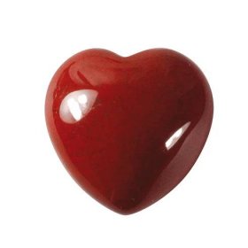 Jaspis červený - srdce - tromlovaný kámen
