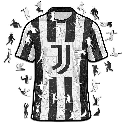 JUVENTUS FC Dřevěné puzzle Juventus FC, dres, 150 ks