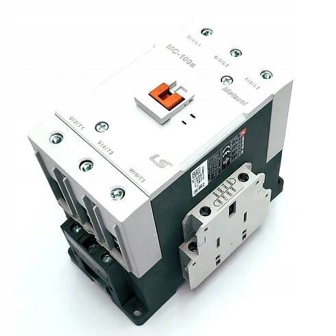 STYKAČ 3P 100A 55kW 230V AC 50-60HZ 1NO 1NC LSIS MC-100A 230VAC 1A1B