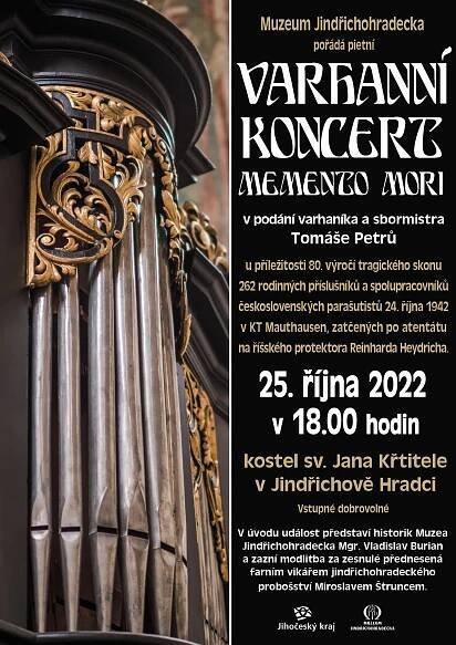Varhanní koncert Memento mori