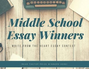 Middle School Essay Contest Winners