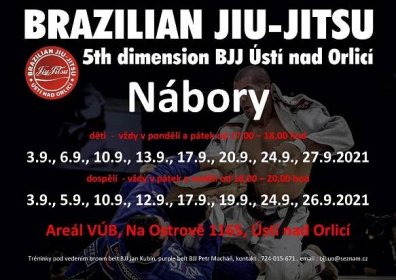 Nábory Brazilské Jiu-Jitsu Září 2021