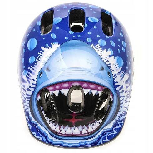DĚTSKÁ NASTAVITELNÁ CYKLISTICKÁ PŘILBA PRO DĚTI METEOR MV6-2 XS 44-48 cm SHARK Barva modrá