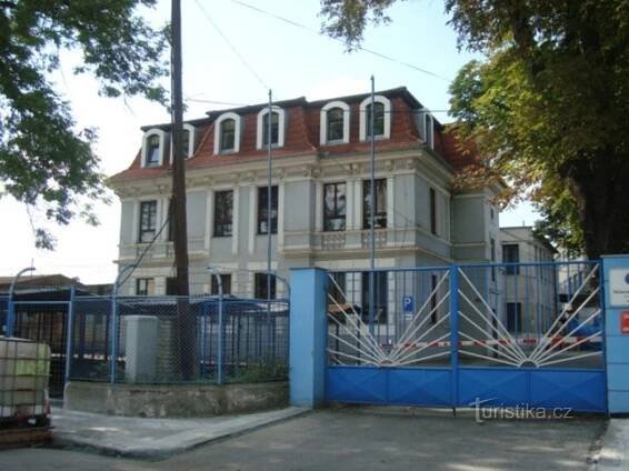 Poděbrady-Jiráskova ulice-sklárny Bohemia-Foto:Ulrych Mir.