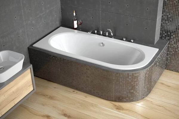 Akrylátová vana AVITA SLIM levá 150x75, 160x75, 170x75, 180x80