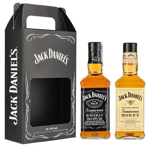 Jack Daniels Duo Pack 0,35L Black 40% + Honey 35% - whisky USA | Maneo s.r.o.