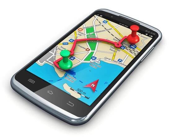 GPS navigace v smartphone