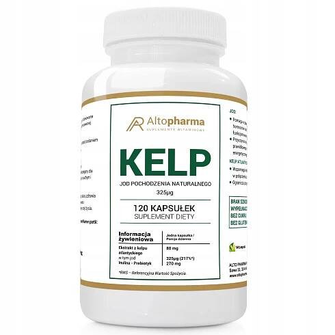 ALTO PHARMA KELP JOD 325MCG ZLEPŠENÍ FUNKCE ŠTÍTNÉ ŽLÁZY 120 KAPSLÍ.