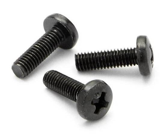 Šroub s půlkulatou hlavou M3x10mm (6ks)