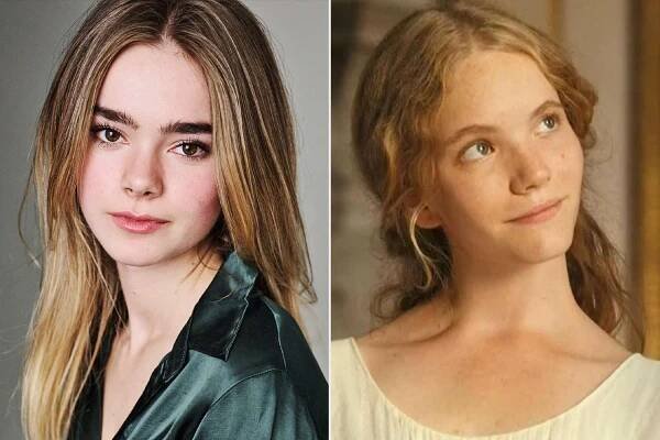 Isabella Sermon; Tamzin Merchant as Georgiana in 'Pride & Prejudice'