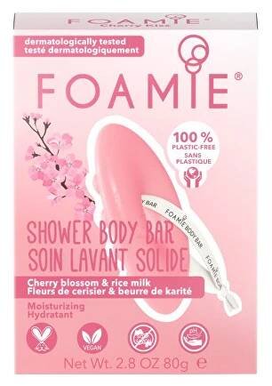 Foamie Cherry Blossom & Rice Milk sprchové mýdlo 80 g od 95 Kč