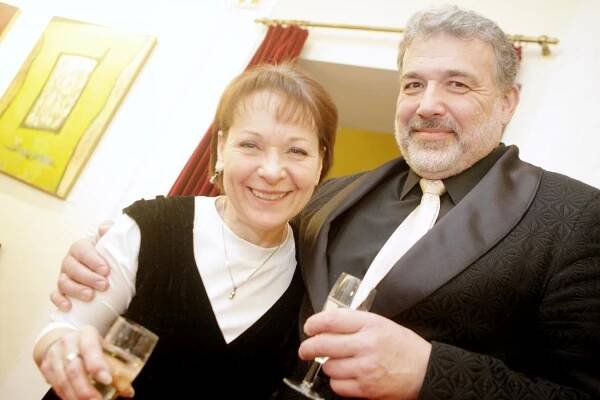 Radost po premiéře neskrývala ani Dagmar Novotná s manželem Pavlem, foto Jiří Sejkora
