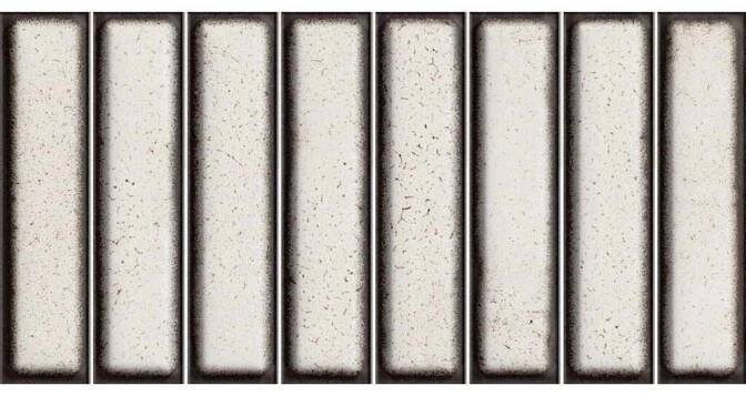 OBKLAD EL BARCO DOMINO BLANCO WHITE GLOSSY 15X30