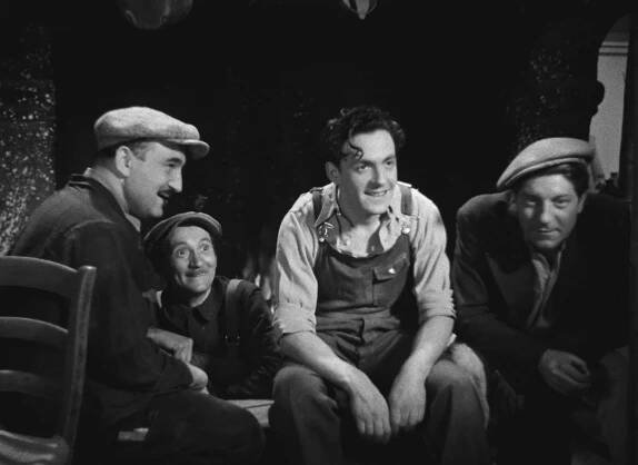 La Belle Équipe - Z filmu - Charles Vanel, Raymond Aimos, Charles Dorat, Jean Gabin