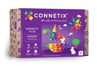 ostatní stavebnice CONNETIX Magnetická stavebnice Rainbow Starter Pack 60 ks