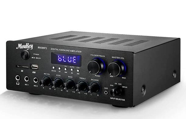 Bluetooth Hi-Fi zesilovač Moukey MAMP1/ 220W/ Od 1Kč