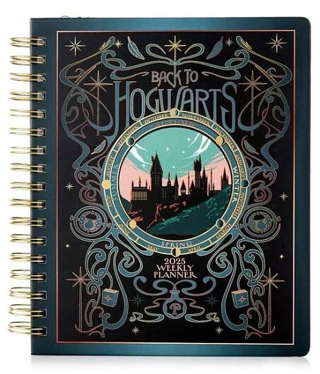 Conquest Journals Magical Moments 2025 Dated Weekly Planner Vertical Format Wrapped Book Board Cover Bound 4 Sticker Sheets Pocket Elastic Closure Strap Bookmark,1*Notebook Clearance