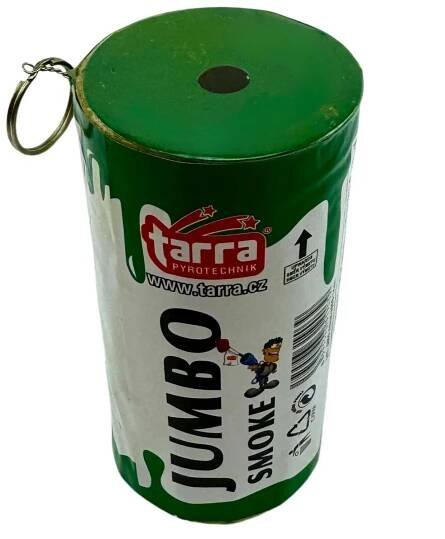 DÝMOVNICE - JUMBO SMOKE -  ZELENÁ - 1ks - trhací pojistka