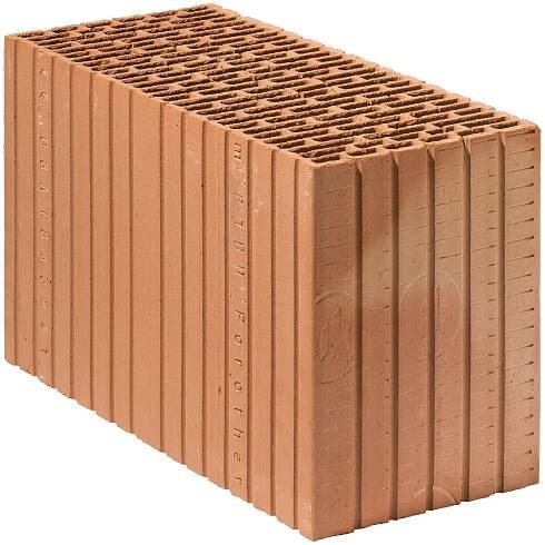 Cihla broušená rohová Porotherm 44 EKO+ Profi R P8 440×187×249 mm