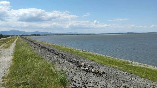 Otmuchowské jezero v Polsku
