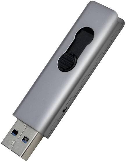 PNY Elite Steel USB flash disk 64 GB stříbrná FD64GESTEEL31G-EF USB 3.1
