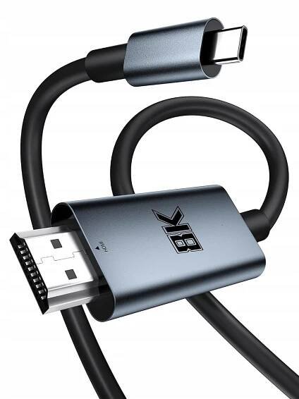 KABEL ADAPTÉR USB-C 3.1 HDMI 8K 60Hz MHL pro Telefon Samsung DEX Macbook 2m