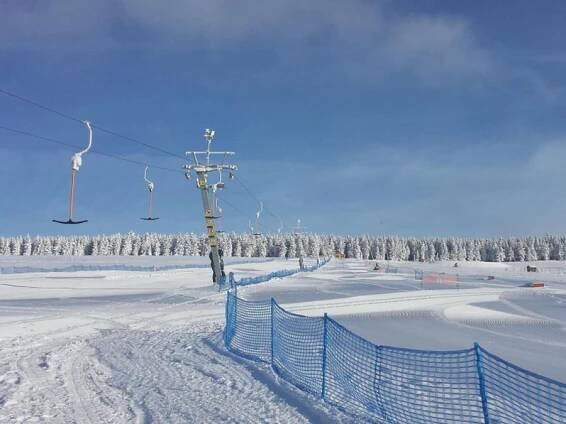 Ski areál Hranice - Boží Dar - informace a mapa