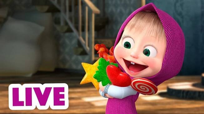 LIVE! Máša a Medvěd Sluníčko a lízátka Masha and the Bear