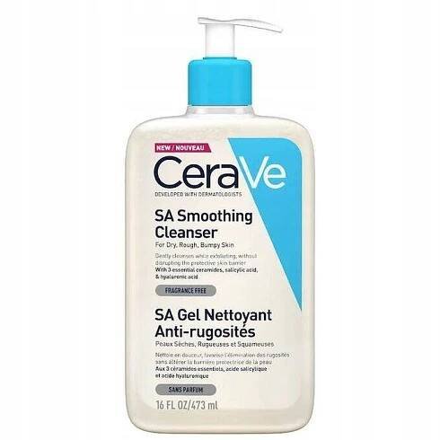 CeraVe SA Smoothing Cleanser Gel na mytí obličeje a těla Vyživuje 473 ml