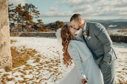 Svadba uprostred zimy – neobvyklá krása
