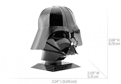 Merchandise - Character - Metal Earth - Darth Vader Helmet 3D Model Kit
