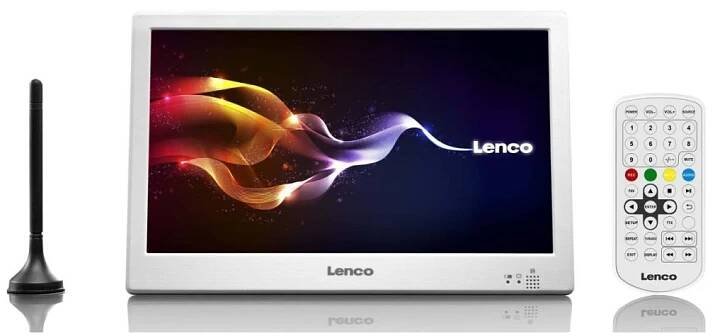 Přenosná televize Lenco TFT-1038 / 10" (26 cm) TFT LCD displej / 1024 x 600 px / bílá jen za 2 984 Kč