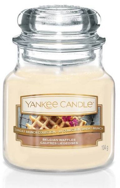 Aromatická svíčka, Yankee Candle Belgian Waffles, hoření až 30 hod