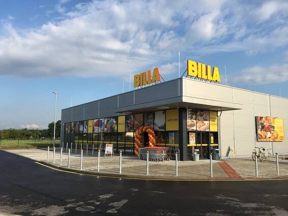 Predajňa potravín BILLA – Bernolákovo - KAMI PROFIT - Generálna dodávka - zhotoviteľ stavieb, development.