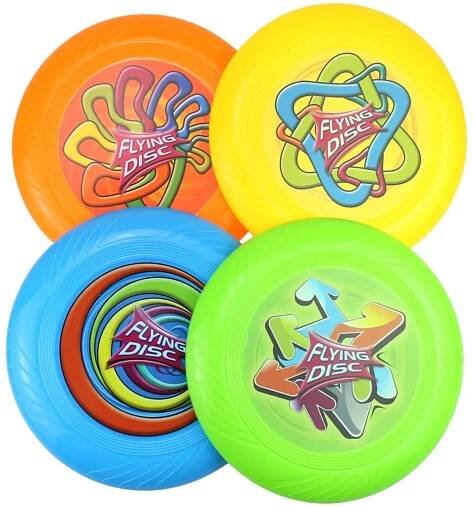 Venkovní hry - Létající talíř frisbee, assort