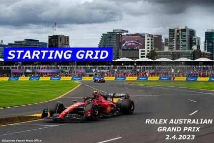 STARTING GRID – ROLEX AUSTRALIAN GRAND PRIX 2.4.2023