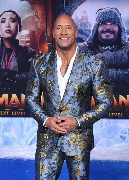 Dwayne 'The Rock' Johnson had 2.6million results, coming in ninth place