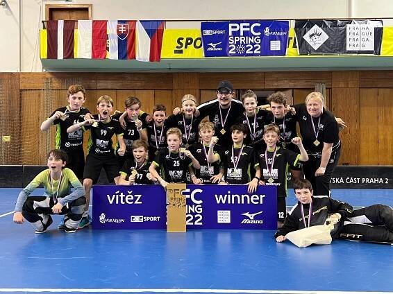 Mladší žáci FbC Písek ve velké konkurenci vybojovali zlato