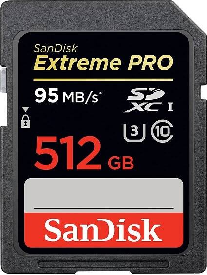 124090 SDXC 512GB Extreme PRO